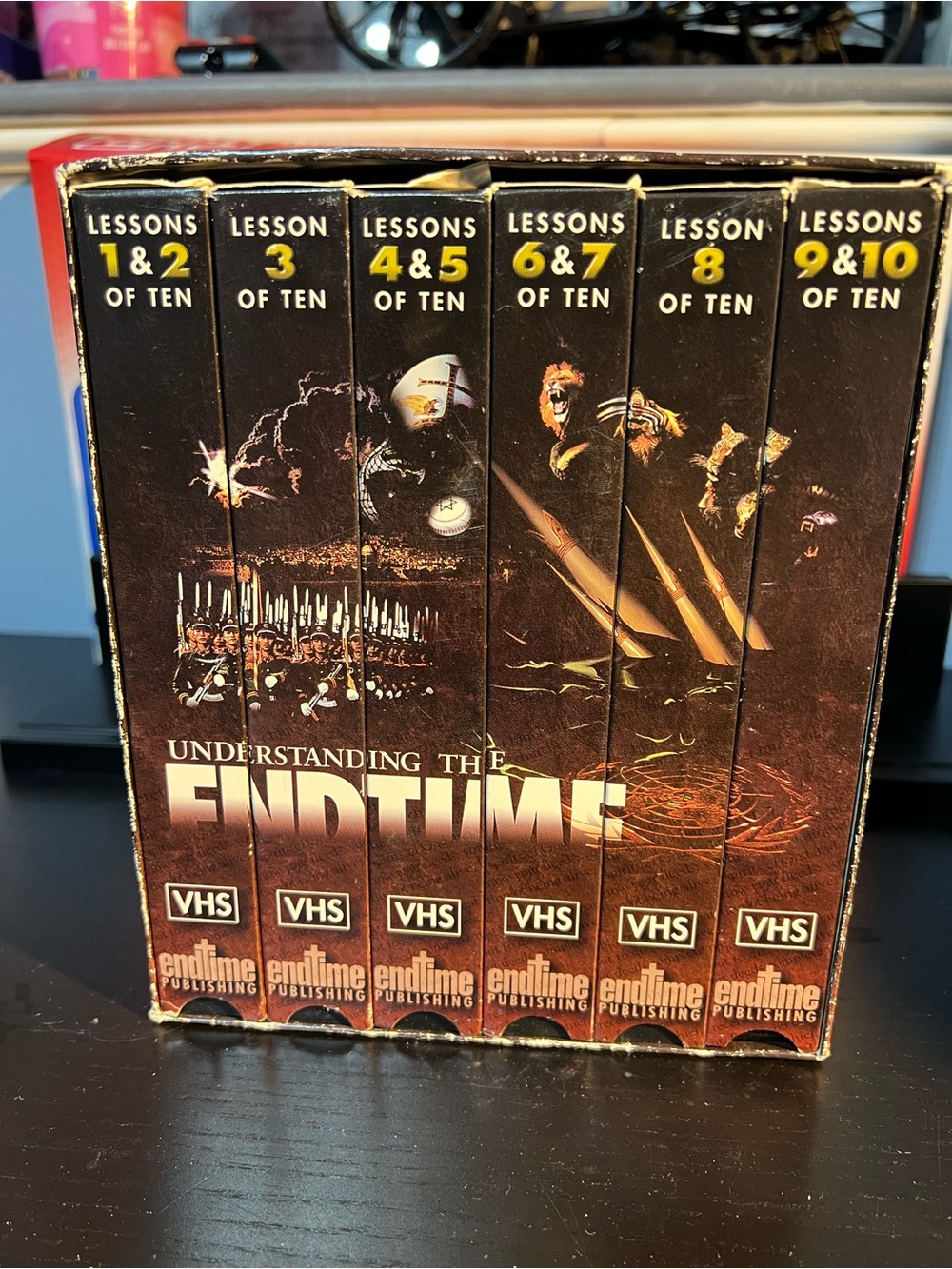 Source Unknown Black and Brown 'Understanding the Endtime' VHS Box Set